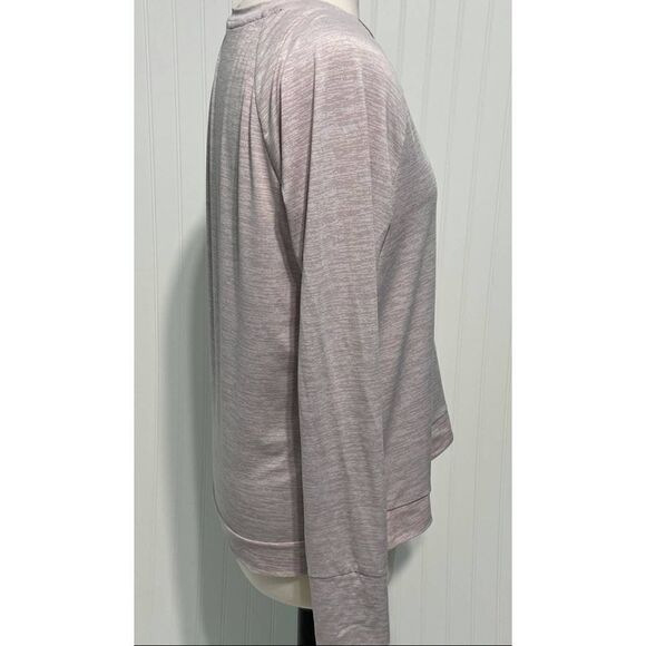 Copper Fit Long Sleeve Crew Neck Tee Shirt Pullover T-Shirt Heather Purple Large - Picture 5 of 10